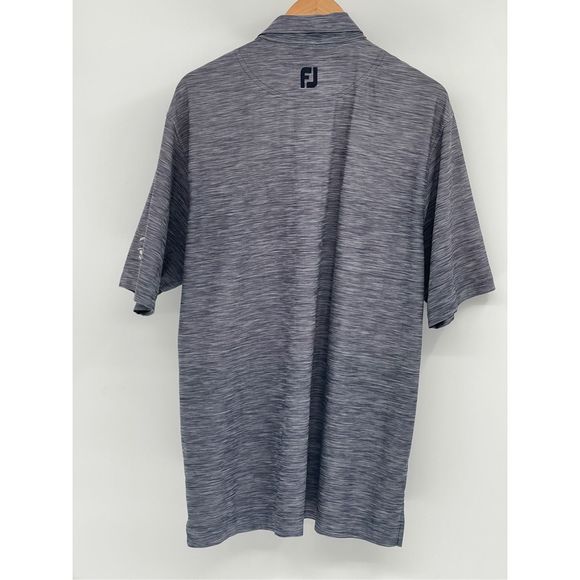 Footjoy Polo Shirt Golf‎ Men Size Large Blue Gray Short Sleeve Furnace Brook - Picture 2 of 10